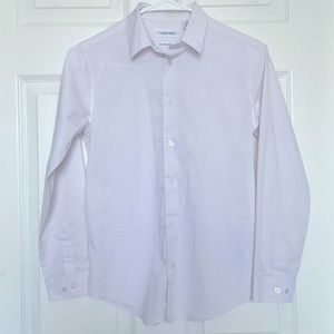 Boys Calvin Klein Slim Fit Dress Shirt